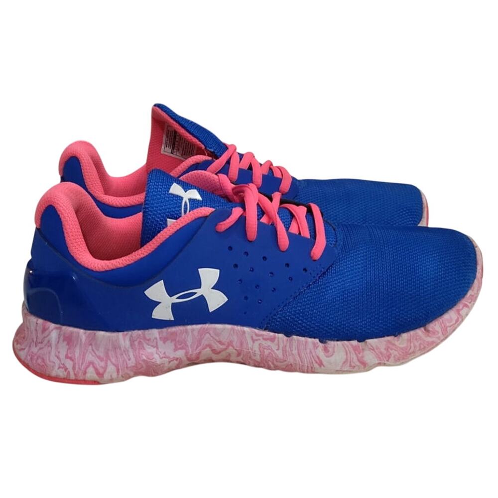 Under Armour swirl flow athletic training shoes pink/blue gym Outdoors 8.5 W